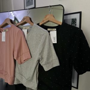 Poleras con brillos básica